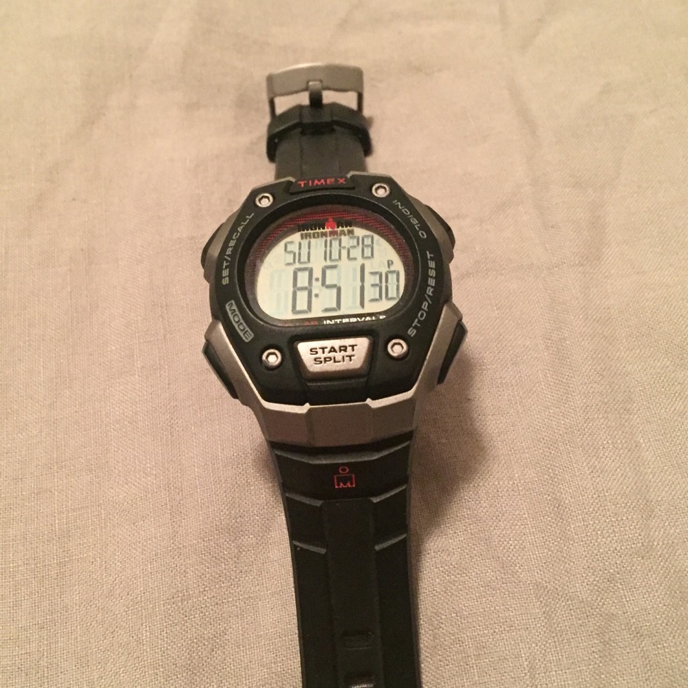 Black Iron Man Timex Athletic Watch